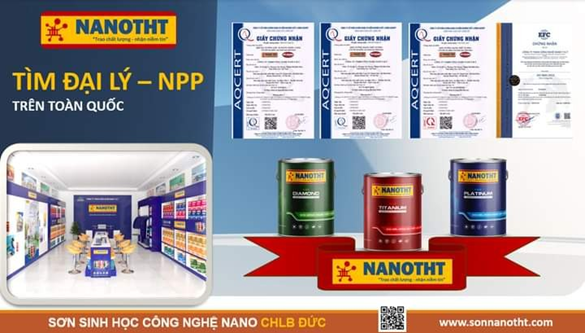 Sơn NANOTHT đât tiêu chuẩn ISO – HỢP CHUẨN – HỢP QUY theo tiêu chuẩn Quốc tế