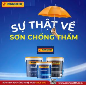 BỘ 3 SẢN PHẨM SƠN CHỐNG THẤM THƯƠNG HIỆU NANOTHT – GIẢI PHÁP TỐI ƯU CHO MỌI CÔNG TRÌNH HIỆN ĐẠI